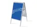 Stoepbord A1 complete set met print "WELCOME" Blauw
