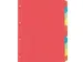 Intercalaire Kangaro PE410 A4 4 perforations 10 onglets carton assorti