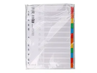 tabbladen A4 karton en PP 11-gaats 12 tabs - 3