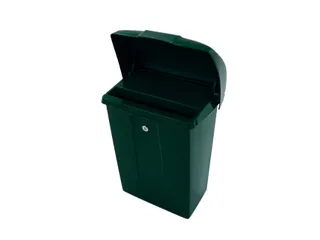 Brievenbus Vepa Bins met klep kunststof groen - 3