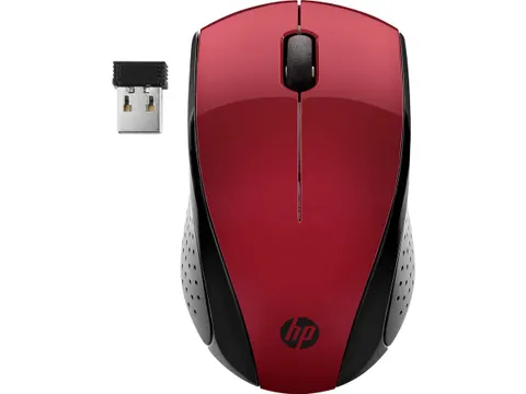 HP 220 draadloze muis Blauwe LED-technologie Rood