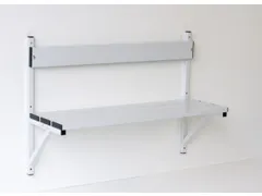 wandbank HxLxD 710x1015x360mm aluminium lijsten frame RVS