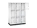 grootvolume-lockersysteem,HxBxD 1750x1220x500mm,3x3vakken,cil.-slot
