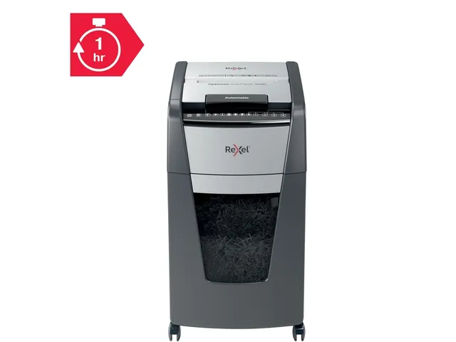 Papiervernietiger Rexel Optimum Auto+ 300M P-5 snippers 2x15mm