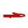 Geisoleerde Krokodillenklem 4mm / Rood (AK 2 S)