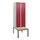 locker met bank,HxBxD 1950x600x815mm,2vak,vak B 300mm,draaigrendel