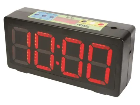 Klok Met Chronometer/Afteltimer & Intervaltimer - 32,7x15,6 x 9,3cm