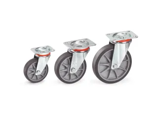 Bokwielen 125 x 32 mm - 1
