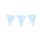 Party Flag Foil Baby Blue