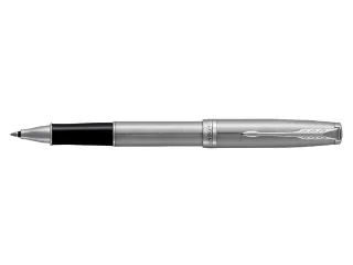 Rollerpen Parker Sonnet Stainless Steel CT Finish Fijn - 1