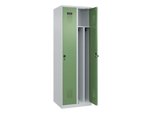 locker voor scheiding van kleding,HxBxD 1850x600x500mm,2vak
