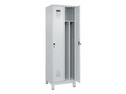locker voor scheiding van kleding,HxBxD 1950x600x500mm,2vak