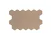 Akoestische PET-vilt Hexagon tegels beige 30x26cm 22 stuks
