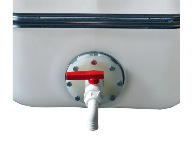 Aftapkraan 1 1/4 Pe Met Pp Tegenflens