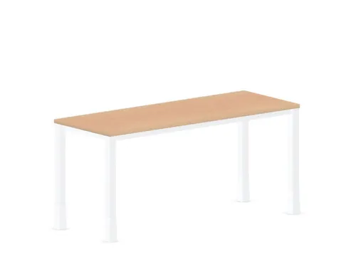 In hoogte verstelbaar bureau,HxBxD 720-840x1600x600mm,NE-esdoorn