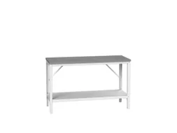 werkbank,HxBxD 780-930x1500x600mm,linoleumblad,4voeten