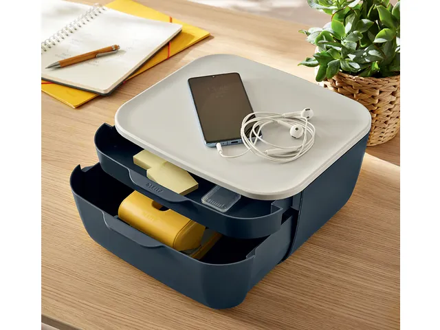 Ladenblok Leitz Cosy 2 laden grijs