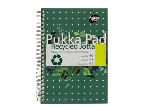 Notitieboek Pukka Jotta A5 lijn 55vel/110pagina's 80 gram groen