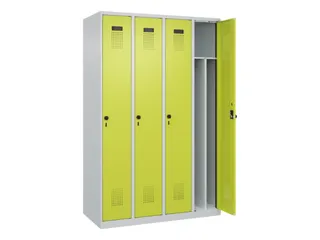 locker voor scheiding van kleding,HxBxD 1850x1200x500mm,4vak - 1