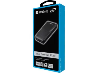 Sandberg Saver Powerbank 20000 USB-A en USB-C Zwart - 2