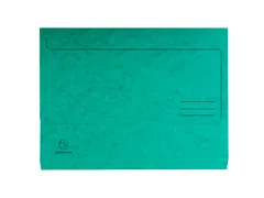 Pocketmap glanskarton A4 groen