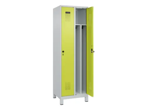 locker voor scheiding van kleding,HxBxD 1950x600x500mm,2vak
