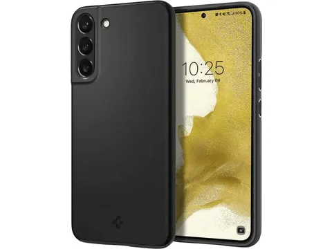 Spigen Thin Fit Samsung Galaxy S22 Hoesje Back Cover Zwart