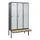 locker voor scheiding van kleding,HxBxD 2120x1200x815mm,3vak