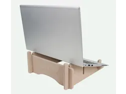 Laptopstandaard Quantore tot 17 inch Vilt Zand gerecyclede PET