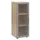 vitrinekast HxBxD 1104x400x420mm 2xhouten vloer 3OH esdoorn