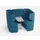 Zitgroep,2Banken,Tafel,4-Zits,Geluidabsorberend,Stof Blauw