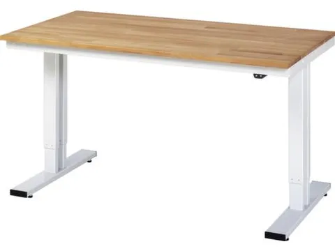 Werkbank elektrisch hoogte verstelbaar 720-1120x1500x800mm beukblad