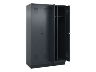locker voor scheiding van kleding,HxBxD 1950x1200x500mm,4vak - 1