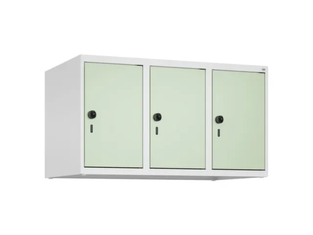 opzetkast,v. locker,3vak.,vak B 300mm,HxBxD 500x900x500mm,draaigrendel