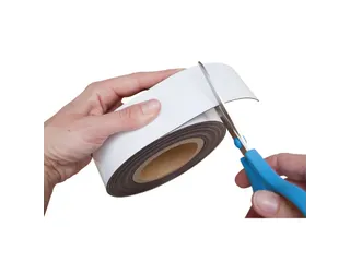 Magneetband beschrijf- en wisbaar MAUL 10mx50mmx1mm wit - 3