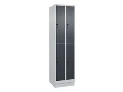 dubbeldekse locker,HxBxD 1950x500x500mm,2x2vak.,vak B 250mm