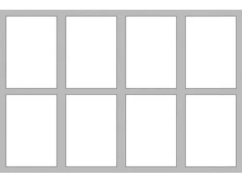 Vitrine Binnen En Buiten 8xa4 Kurkbord 700x980x45mm