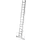 schuifladder,2x15,sporten,balk L 4,4-7,75m,2-dlg.,aluminium