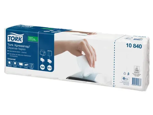 Tork 10840 Xpressnap servet Wit 1/4-vouw 21,7x33 cm 1-laags 8x1125st.