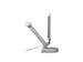 Bureaulamp LED MAULatlantic Zilver met tafelklem