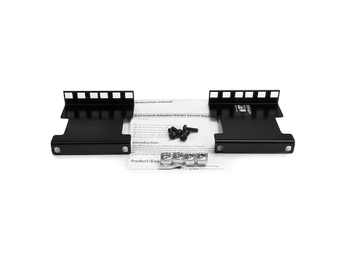 Raildiepte Adapterset voor Server Racks 2U 10cm