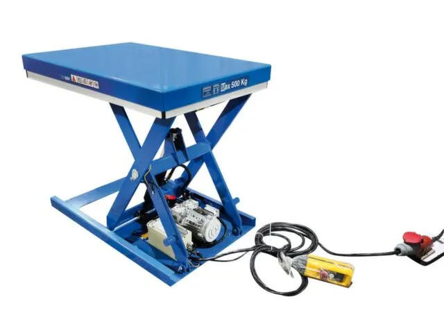 Stationaire Heftafel,Draagverm. 500Kg,Platform Gesloten