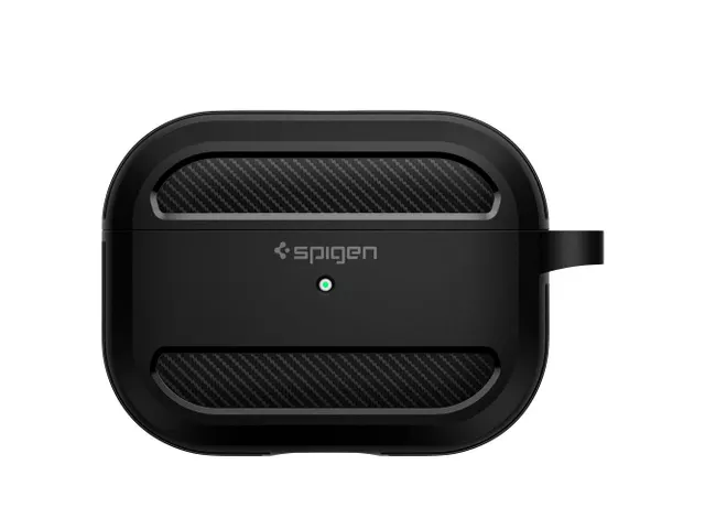 Spigen ASD00540 AirPods Pro Hoes Rugged Armor Mat Zwart