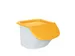 ingrediëntendispenser,HxBxD 280x400x440mm,15l,PP,bak/deksel wit/oranj