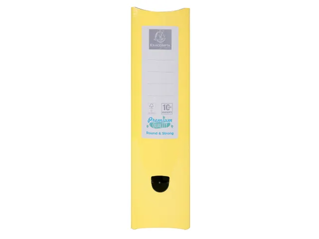 CLASSEUR À LEVIER AQUAREL PREM'TOUCH - DOS ARRONDI 80MM - A4 - Jaune