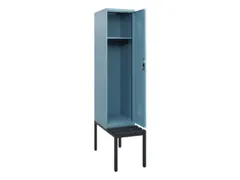 locker met bank,HxBxD 1950x400x815mm,1vak,vak B 400mm,cilinderslot