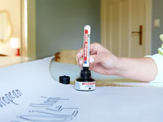 Viltstift edding 3000 rond 1.5-3mm okergeel - 6
