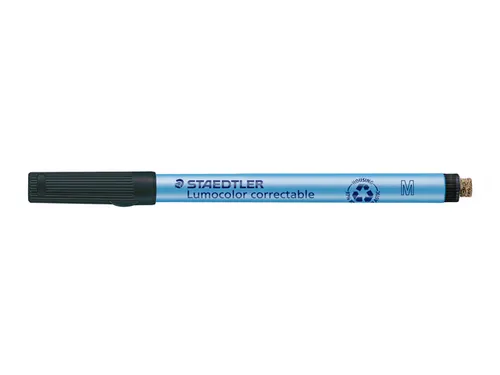 Viltstift Staedtler Lumocolor 305 non permanent correctable M zwart