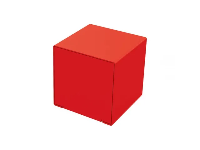 zitkubussen,HxBxD 450x450x450mm,staal-zitting RAL3020