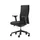 Draaistoel,Synchroonmech.,Armleuningen Verst.,Zitting Polyester Zwart